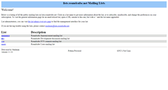 Desktop Screenshot of lists.roundcube.net